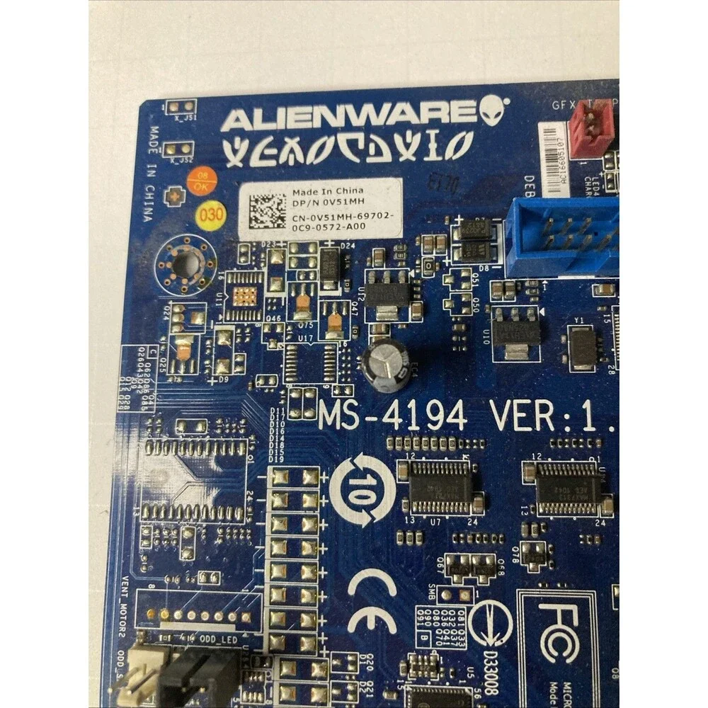 Genuine Dell Alienware Area 51 Master I/O Circuit Board N1996 MS4194 Ver 1.1